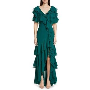 Badgley Mischka Georgette Gown Size 4 - NWT